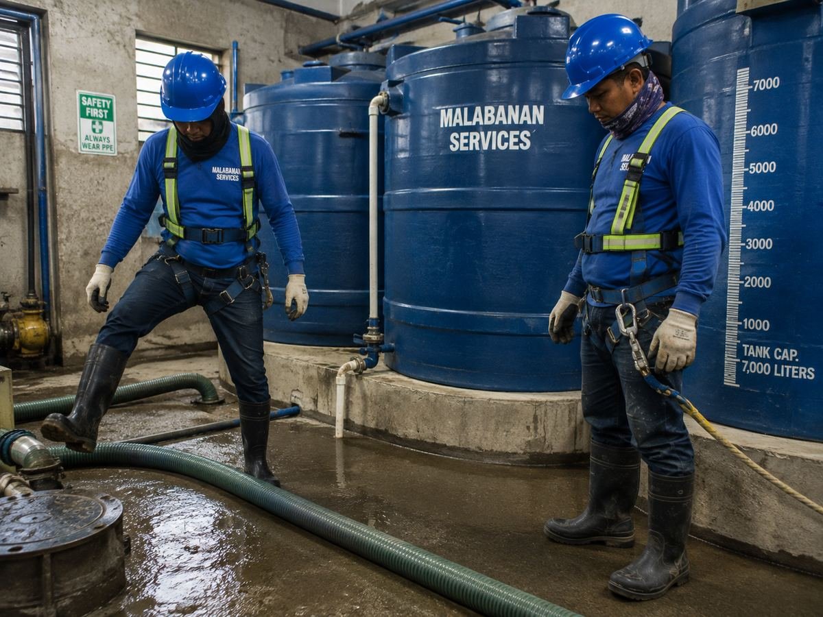 Facility siphoning service