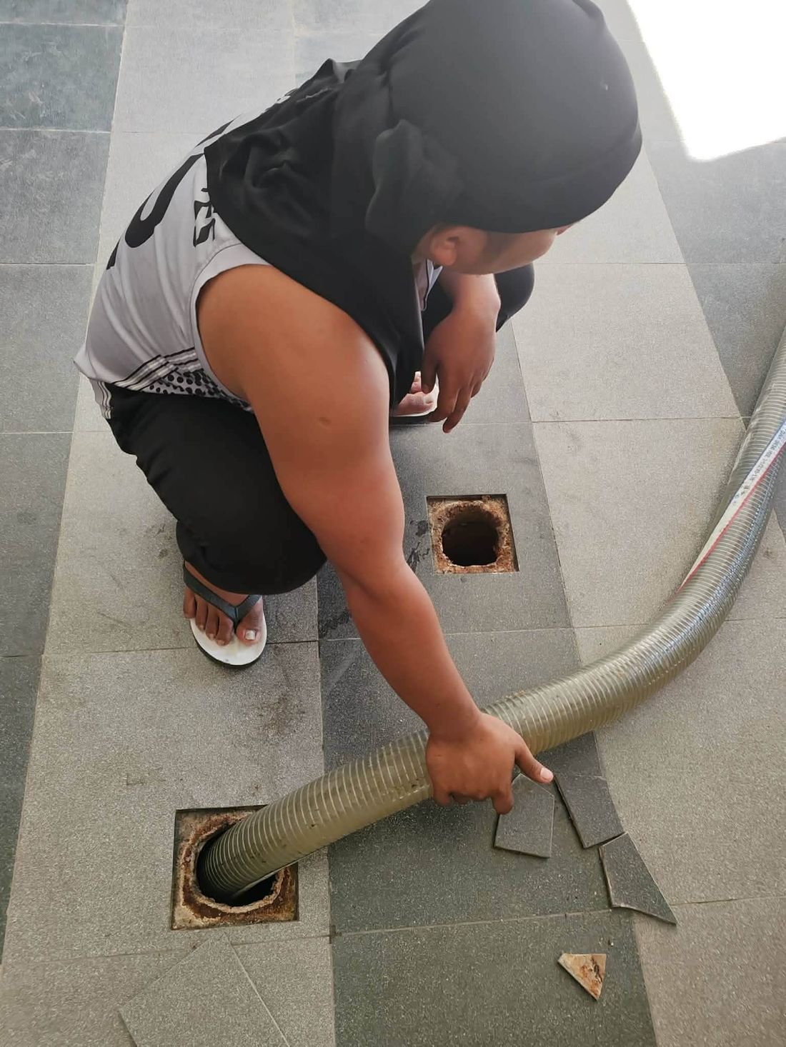 Sheena Malabanan Services worker siphoning